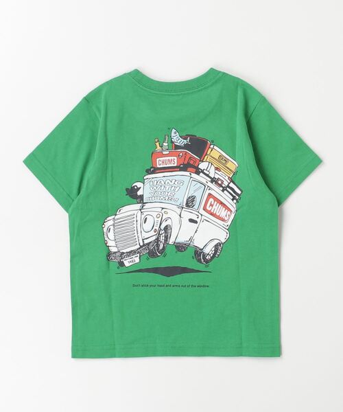 CHUMS（チャムス）の「【CHUMS】Kid's Go Outdoor Pocket T-Shirt（Tシャツ/カットソー・キッズ・グリーン/ホワイト/ホワイト×ネイビー/オレンジ/ネイビー・X-LARGE/LARGE/MEDIUM）」の6枚目の写真