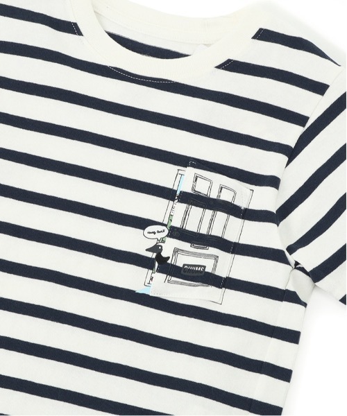 CHUMS（チャムス）の「【CHUMS】Kid's Go Outdoor Pocket T-Shirt（Tシャツ/カットソー・キッズ・グリーン/ホワイト/ホワイト×ネイビー/オレンジ/ネイビー・X-LARGE/LARGE/MEDIUM）」の15枚目の写真