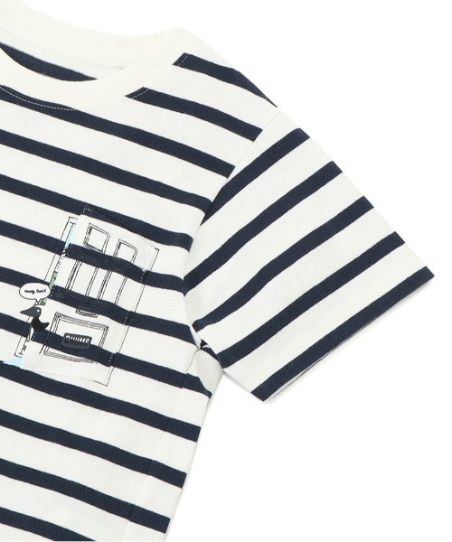 CHUMS（チャムス）の「【CHUMS】Kid's Go Outdoor Pocket T-Shirt（Tシャツ/カットソー・キッズ・グリーン/ホワイト/ホワイト×ネイビー/オレンジ/ネイビー・X-LARGE/LARGE/MEDIUM）」の16枚目の写真