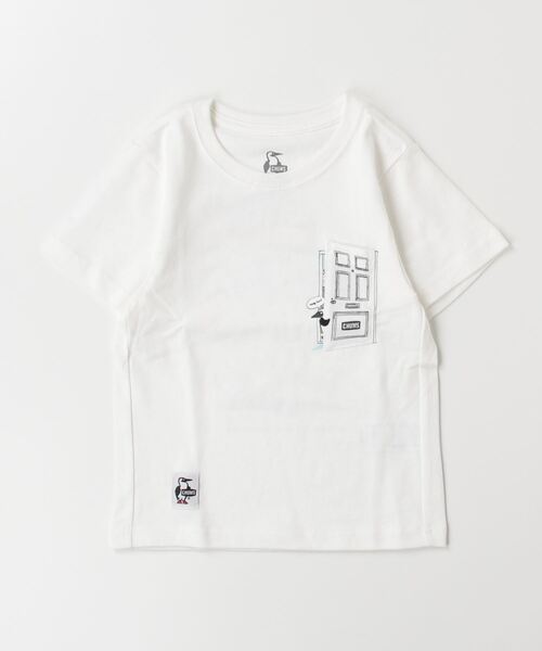 CHUMS（チャムス）の「【CHUMS】Kid's Go Outdoor Pocket T-Shirt（Tシャツ/カットソー・キッズ・グリーン/ホワイト/ホワイト×ネイビー/オレンジ/ネイビー・X-LARGE/LARGE/MEDIUM）」の7枚目の写真
