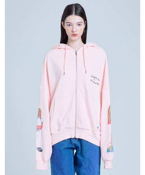 【セール】/Little sunny bite/sandw1tch shop x little sunny bite sweat parker（パーカー）｜Little sunny bite（リトルサニーバイト）