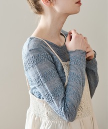 Crisp | シアーレースTシャツ(Tシャツ/カットソー)