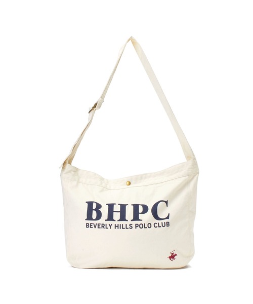 JUGLANS(ユグランス)の「【BEVERLY HILLS POLO CLUB】ニュースペーパーバッグ(ショルダーバッグ・レディース・オフホワイト/ブラック/ネイビー・FREE)」の9枚目の写真