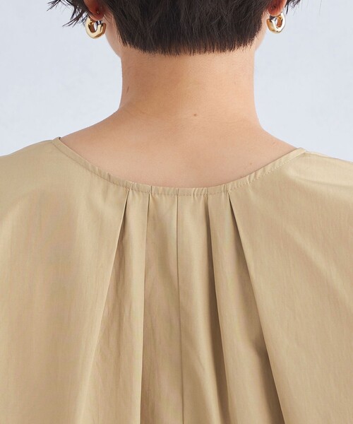 green label relaxing（グリーンレーベルリラクシング）の「タイプライター バルーンスリーブ ブラウス（シャツ/ブラウス・レディース・ダークグレー/オフホワイト/ベージュ・FREE）」の16枚目の写真