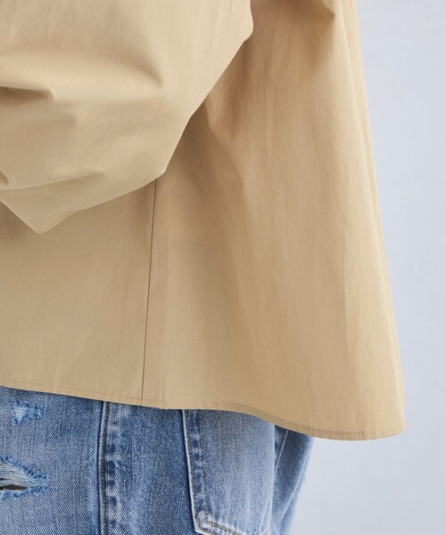 green label relaxing（グリーンレーベルリラクシング）の「タイプライター バルーンスリーブ ブラウス（シャツ/ブラウス・レディース・ダークグレー/オフホワイト/ベージュ・FREE）」の18枚目の写真