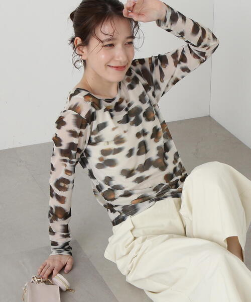 N.(N. Natural Beauty Basic)(エヌエヌナチュラルビューティーベーシック)の「◆バックデザインチュールカットソー(Tシャツ/カットソー・レディース・その他・MEDIUM)」の11枚目の写真