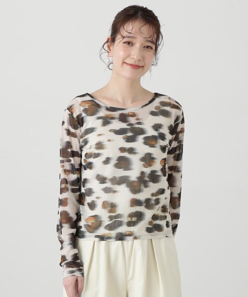 N.(N. Natural Beauty Basic)(エヌエヌナチュラルビューティーベーシック)の「◆バックデザインチュールカットソー(Tシャツ/カットソー・レディース・その他・MEDIUM)」の12枚目の写真