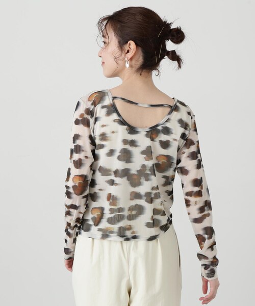 N.(N. Natural Beauty Basic)(エヌエヌナチュラルビューティーベーシック)の「◆バックデザインチュールカットソー(Tシャツ/カットソー・レディース・その他・MEDIUM)」の14枚目の写真