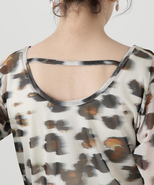 N.(N. Natural Beauty Basic)(エヌエヌナチュラルビューティーベーシック)の「◆バックデザインチュールカットソー(Tシャツ/カットソー・レディース・その他・MEDIUM)」の15枚目の写真