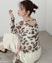 N.（N. Natural Beauty Basic） | ◆バックデザインチュールカットソー(Tシャツ/カットソー)