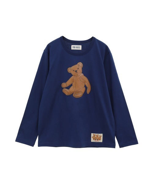 PINK HOUSE（ピンクハウス）の「テディアップリケカットソー（Tシャツ/カットソー・レディース・ブラック/キナリ/レッド/ブルー/トップグレー・MEDIUM/LARGE）」の17枚目の写真