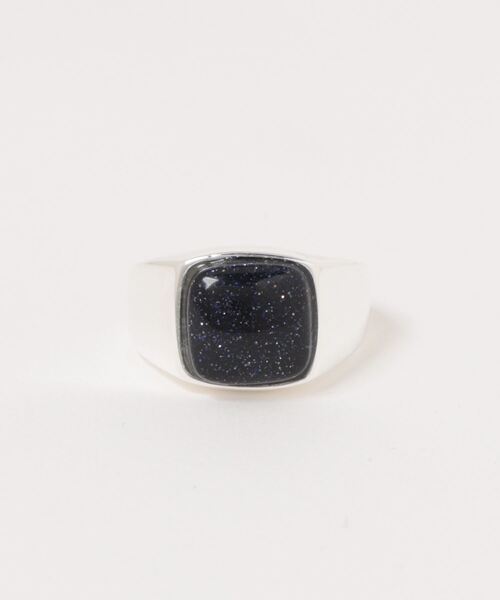 blatto(ブラット)の「【blatto 925silver】スクエアストーン シェル リング bla-ring-00323 U(リング・メンズ・ブラウン系その他/シルバー系その他/ダークブルー/ブラック系その他/ターコイズブルー/ブラック・FREE)」の10枚目の写真