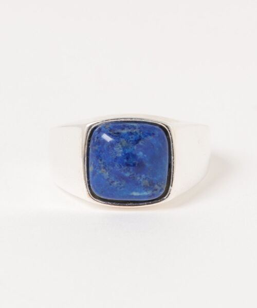 blatto(ブラット)の「【blatto 925silver】スクエアストーン シェル リング bla-ring-00323 U(リング・メンズ・ブラウン系その他/シルバー系その他/ダークブルー/ブラック系その他/ターコイズブルー/ブラック・FREE)」の9枚目の写真