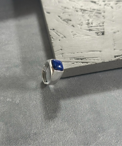 blatto(ブラット)の「【blatto 925silver】スクエアストーン シェル リング bla-ring-00323 U(リング・メンズ・ブラウン系その他/シルバー系その他/ダークブルー/ブラック系その他/ターコイズブルー/ブラック・FREE)」の18枚目の写真