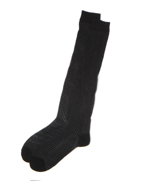 Heather（ヘザー）の「シアーハイSOX　 109492（ソックス/靴下・レディース・ホワイト/ブラック・FREE）」の3枚目の写真