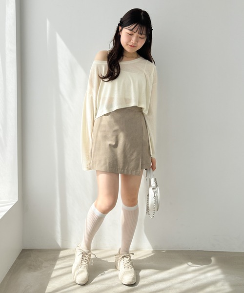 Heather（ヘザー）の「シアーハイSOX　 109492（ソックス/靴下・レディース・ホワイト/ブラック・FREE）」の18枚目の写真