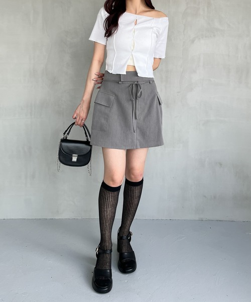 Heather（ヘザー）の「シアーハイSOX　 109492（ソックス/靴下・レディース・ホワイト/ブラック・FREE）」の11枚目の写真