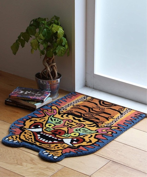 TIBETAN TIGER RUG H2-75 チベタン タイガー ラグ（ラグ/マット