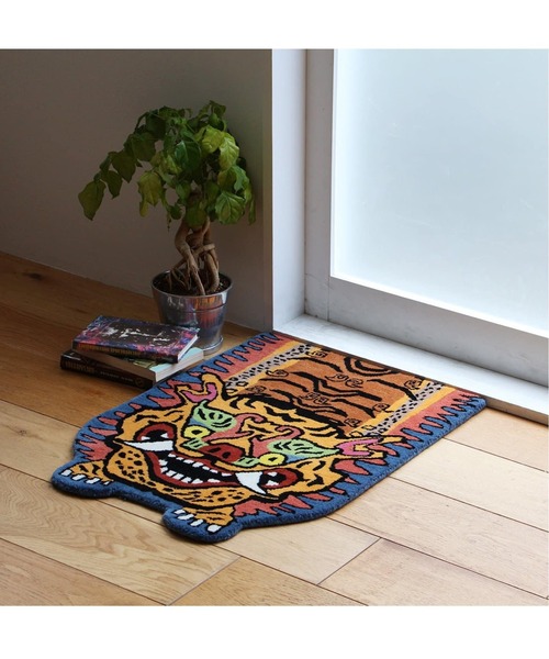 TIBETAN TIGER RUG H2-75 チベタン タイガー ラグ（ラグ/マット