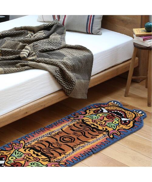 TIBETAN TIGER RUG H2-75 チベタン タイガー ラグ（ラグ/マット