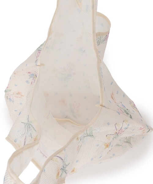 LAURA ASHLEY（ローラアシュレイ）の「スプリング ポージーズ柄 マーケットトート（エコバッグ/サブバッグ・レディース・アイボリー系/ブルー系その他2・00）」の11枚目の写真