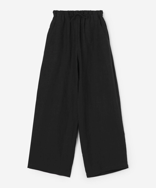 eunoia ユノイア　パンツ　キュロット　black Bshop（ビショップ）の「eunoia | リネンギャザーパンツ WOMEN（その他