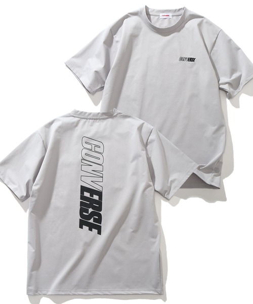 CONVERSE(コンバース)の「【CONVERSE/コンバース】アムンゼンダンボール アートワークデザイン 半袖Tシャツ(クイックドライ)(Tシャツ/カットソー・メンズ・ホワイト/ホワイト系その他/ブルー系その他/グレー/ブラック系その他/ホワイト系その他2/ブラック/ブルーグレー/ホワイト系その他4/ブルー系その他2・M/L/LL)」の1枚目の写真