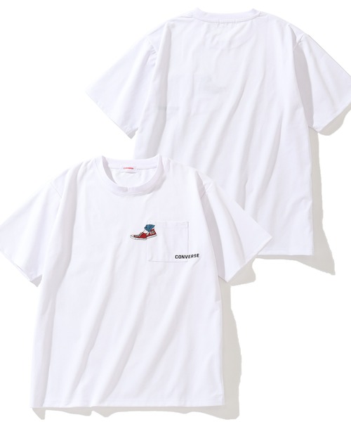 CONVERSE(コンバース)の「【CONVERSE/コンバース】アムンゼンダンボール アートワークデザイン 半袖Tシャツ(クイックドライ)(Tシャツ/カットソー・メンズ・ホワイト/ホワイト系その他/ブルー系その他/グレー/ブラック系その他/ホワイト系その他2/ブラック/ブルーグレー/ホワイト系その他4/ブルー系その他2・M/L/LL)」の5枚目の写真