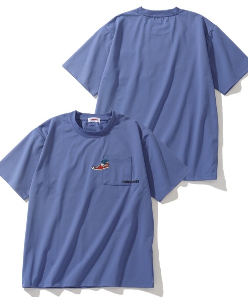 CONVERSE(コンバース)の「【CONVERSE/コンバース】アムンゼンダンボール アートワークデザイン 半袖Tシャツ(クイックドライ)(Tシャツ/カットソー・メンズ・ホワイト/ホワイト系その他/ブルー系その他/グレー/ブラック系その他/ホワイト系その他2/ブラック/ブルーグレー/ホワイト系その他4/ブルー系その他2・M/L/LL)」の10枚目の写真