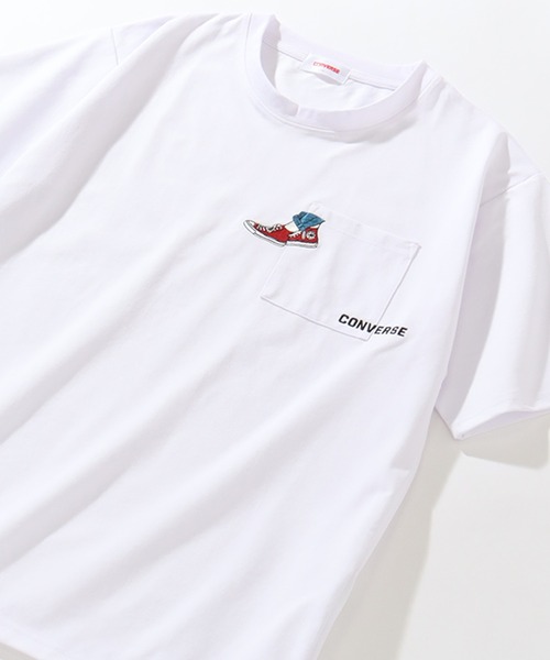 CONVERSE(コンバース)の「【CONVERSE/コンバース】アムンゼンダンボール アートワークデザイン 半袖Tシャツ(クイックドライ)(Tシャツ/カットソー・メンズ・ホワイト/ホワイト系その他/ブルー系その他/グレー/ブラック系その他/ホワイト系その他2/ブラック/ブルーグレー/ホワイト系その他4/ブルー系その他2・M/L/LL)」の15枚目の写真