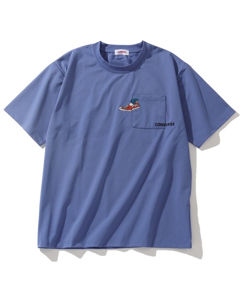 CONVERSE(コンバース)の「【CONVERSE/コンバース】アムンゼンダンボール アートワークデザイン 半袖Tシャツ(クイックドライ)(Tシャツ/カットソー・メンズ・ホワイト/ホワイト系その他/ブルー系その他/グレー/ブラック系その他/ホワイト系その他2/ブラック/ブルーグレー/ホワイト系その他4/ブルー系その他2・M/L/LL)」の13枚目の写真