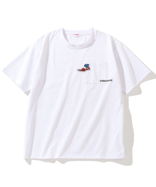 CONVERSE(コンバース)の「【CONVERSE/コンバース】アムンゼンダンボール アートワークデザイン 半袖Tシャツ(クイックドライ)(Tシャツ/カットソー・メンズ・ホワイト/ホワイト系その他/ブルー系その他/グレー/ブラック系その他/ホワイト系その他2/ブラック/ブルーグレー/ホワイト系その他4/ブルー系その他2・M/L/LL)」の11枚目の写真