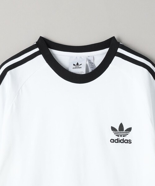 adidas Originals（アディダスオリジナルス）の「＜adidas Originals＞ 3ストライプス Tシャツ（Tシャツ/カットソー・メンズ・ホワイト/ブラック/ケリー・M/L/XL）」の12枚目の写真
