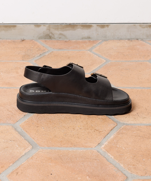 MOHI(モヒ)の「【MOHI/モヒ】バックル3ストラップサンダル(サンダル・レディース・ブラック・35/36/37/38/39)」の9枚目の写真