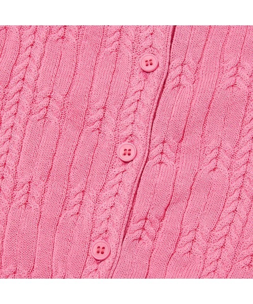 カーディガン KIRSH CHERRY COLOR COMBINATION KNIT ZIP UP CARDIGAN/キルシーチェリーカラーニットジッ カーディガン KIRSH CHERRY COLOR COMBINATION KNIT ZIP UP