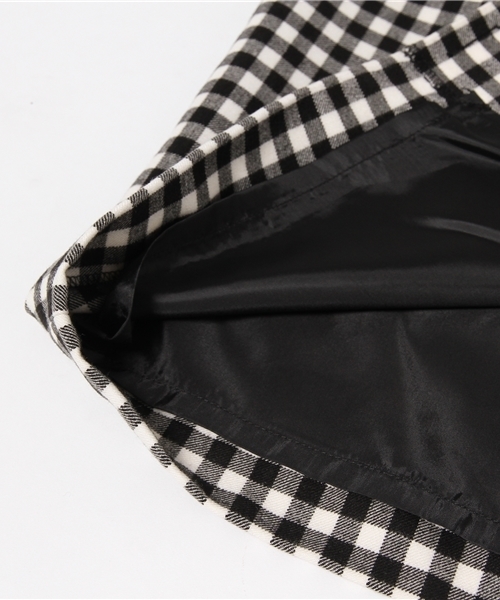 NATURAL BEAUTY BASIC（ナチュラルビューティーベーシック）の「【JJ 11月号掲載】ギンガムタイトスカート（スカート・レディース・グレー系その他/ブラック系その他・MEDIUM/SMALL/LARGE/X-SMALL）」の12枚目の写真