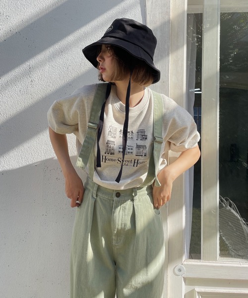 RUBY AND YOU(ルビーアンドユー)の「"HOME SWEET HOME CLUB"スウェット(スウェット・レディース・オートミール/アッシュグレー・FREE)」の1枚目の写真