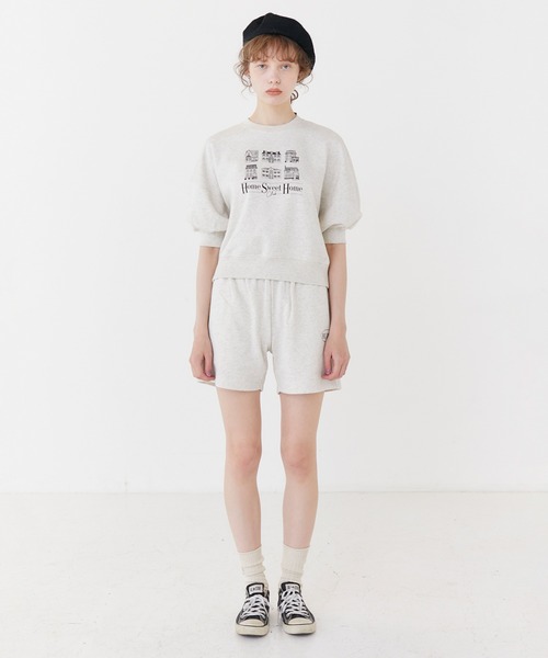 RUBY AND YOU(ルビーアンドユー)の「"HOME SWEET HOME CLUB"スウェット(スウェット・レディース・オートミール/アッシュグレー・FREE)」の5枚目の写真