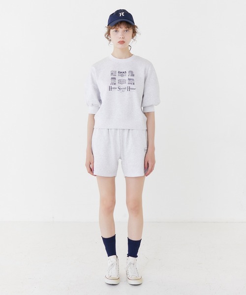 RUBY AND YOU(ルビーアンドユー)の「"HOME SWEET HOME CLUB"スウェット(スウェット・レディース・オートミール/アッシュグレー・FREE)」の3枚目の写真