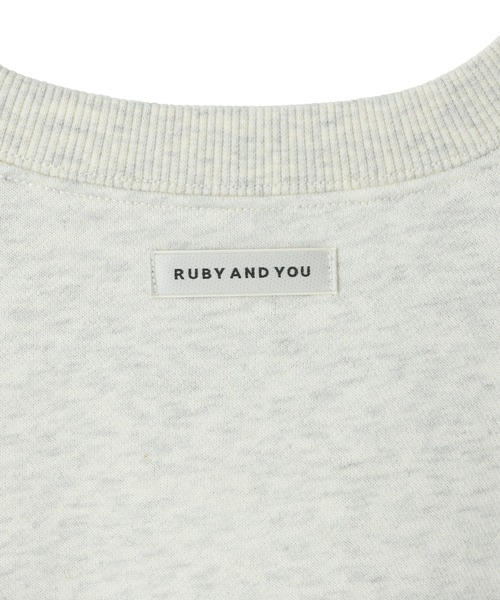 RUBY AND YOU(ルビーアンドユー)の「"HOME SWEET HOME CLUB"スウェット(スウェット・レディース・オートミール/アッシュグレー・FREE)」の20枚目の写真