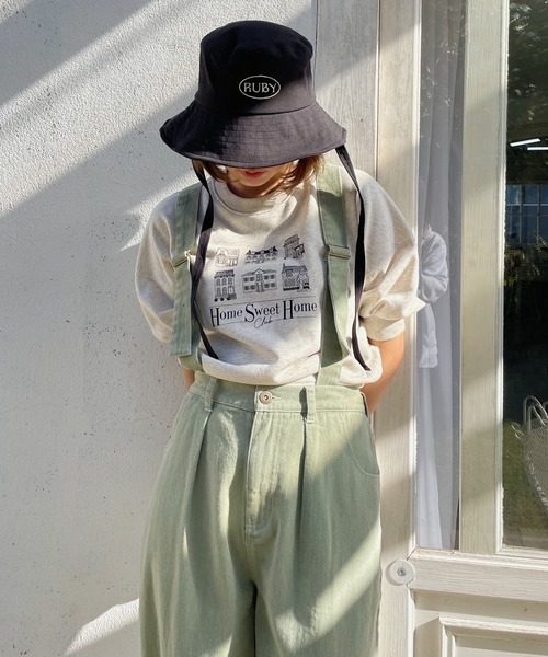 RUBY AND YOU(ルビーアンドユー)の「"HOME SWEET HOME CLUB"スウェット(スウェット・レディース・オートミール/アッシュグレー・FREE)」の13枚目の写真