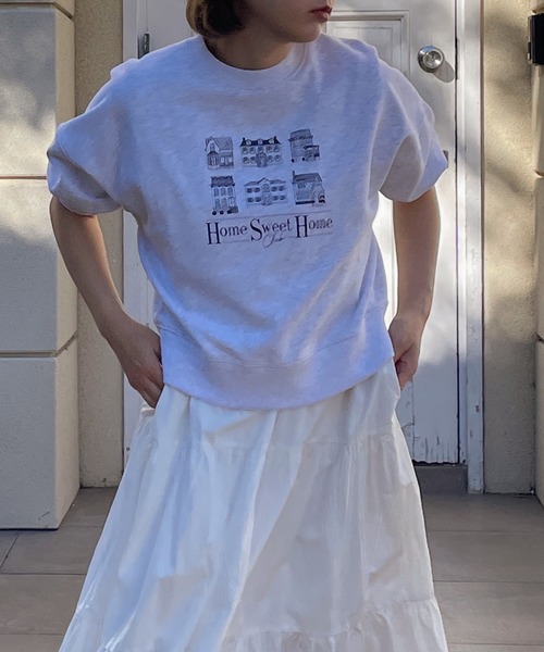 RUBY AND YOU(ルビーアンドユー)の「"HOME SWEET HOME CLUB"スウェット(スウェット・レディース・オートミール/アッシュグレー・FREE)」の10枚目の写真