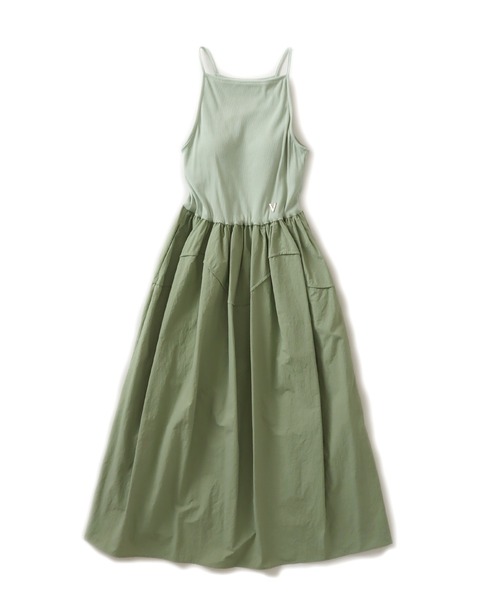 venit（ヴェニット）の「VENIT / rib×taffta dress(リブ×タフタ