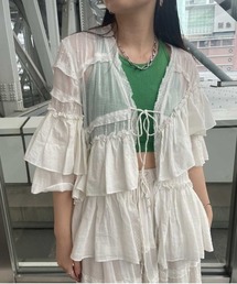 Ameri | MEDI INDIA COTTON ASYMMETRY BLOUSE(シャツ/ブラウス)