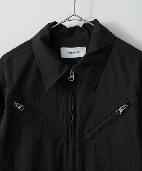WHIMSIC(ウィムジック)の「【UNISEX/2サイズ展開】CVCタンカースジャンプスーツ(つなぎ/オールインワン・メンズ・ブラック・1/2)」の4枚目の写真
