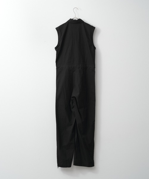 WHIMSIC(ウィムジック)の「【UNISEX/2サイズ展開】CVCタンカースジャンプスーツ(つなぎ/オールインワン・メンズ・ブラック・1/2)」の10枚目の写真