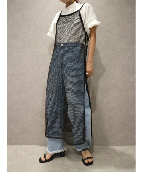 TRUNC(トランクエイティーエイト)の「Glitter Mesh Dress(ワンピース・レディース・ゴールド/ブラック・FREE)」の19枚目の写真