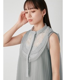 SNIDEL（スナイデル）の「オーガンザプリーツミニドレス