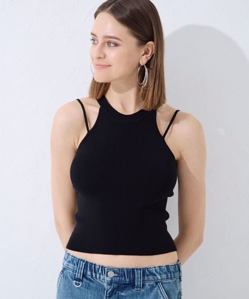 FOREVER 21（フォーエバー トゥエンティーワン）の「【2024SS】アメスリニットタンク（タンクトップ・レディース・グリーン/ピンク/ブラック/オフホワイト・SMALL/MEDIUM）」の21枚目の写真