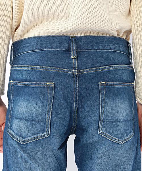 coen（コーエン）の「ネバダデニム ウォッシュスリムストレート（デニムパンツ・メンズ・コバルトブルー・X-SMALL/SMALL/X-LARGE/MEDIUM/LARGE）」の5枚目の写真